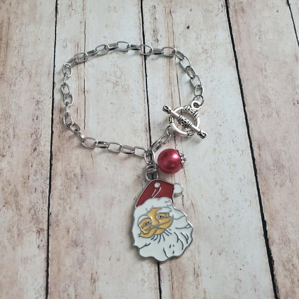 Santa Clause Toggle Lock Bracelet - Picture 3 of 9